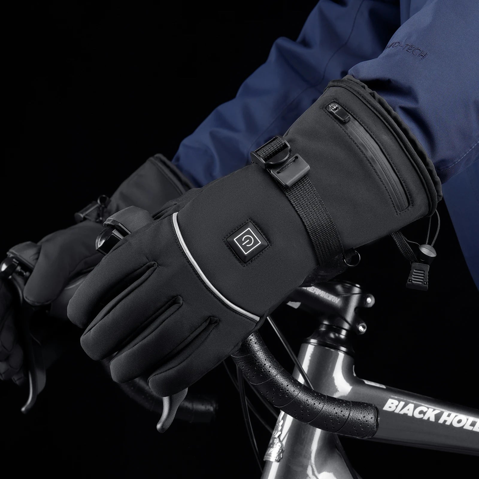 Thermal Heated Moto Winter Gloves